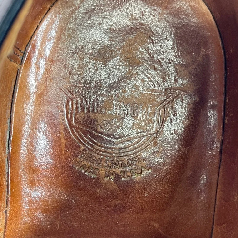 Florsheim Imperial 1849 Longwing Brown Leather Oxford Dress Shoes Men's 9.5 D